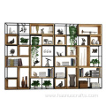 iron shelf living room partition office display shelf